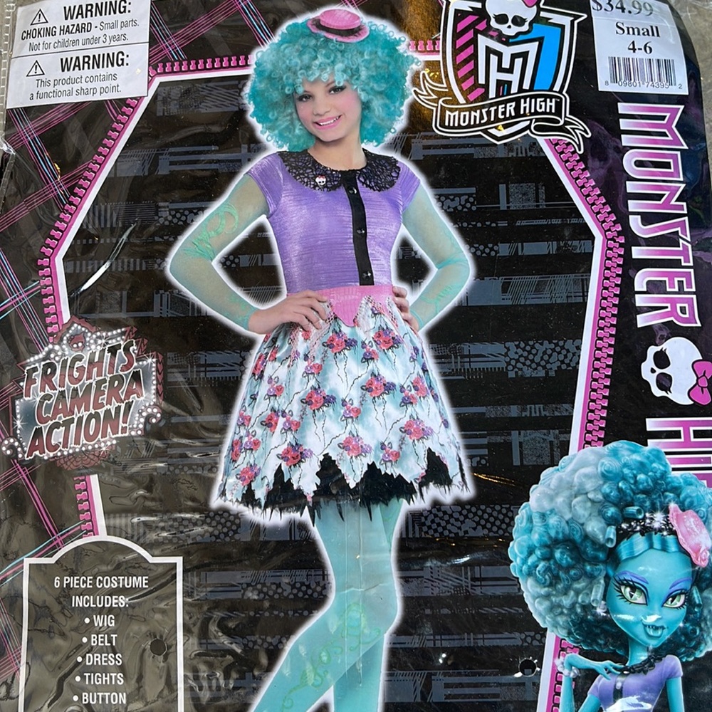 Monster High: Honey Swamp Kids Costume! New!